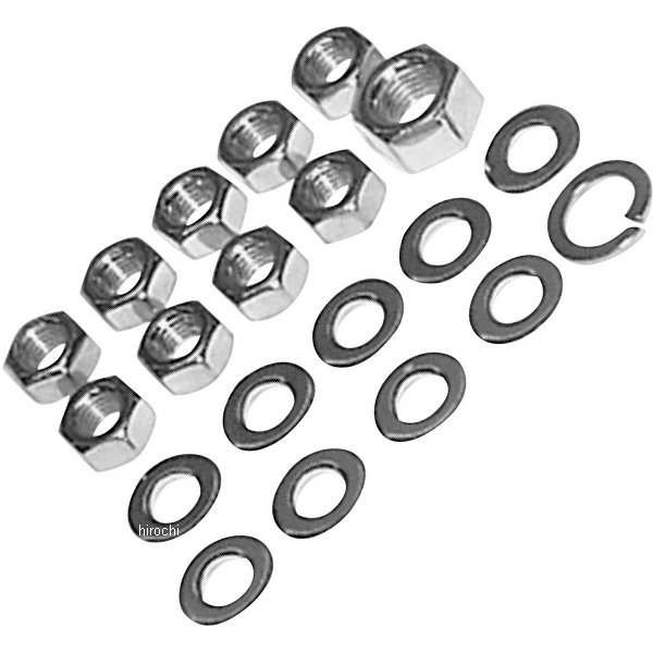 Machine トランスミッション キッカー カバー ナット キット 36年-84年 クローム