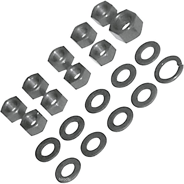 Machine トランスミッション キッカー カバー ナット キット 36年-84年 黒