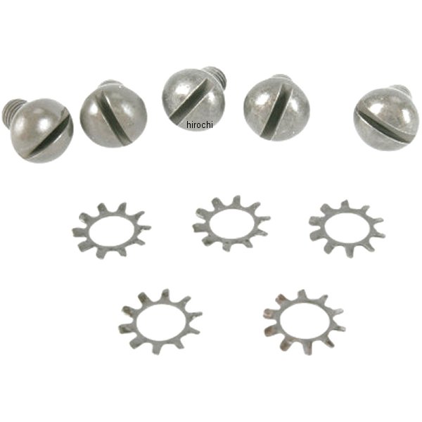 Machine スクリューキット ホイールハブカバー 36年-66年 黒