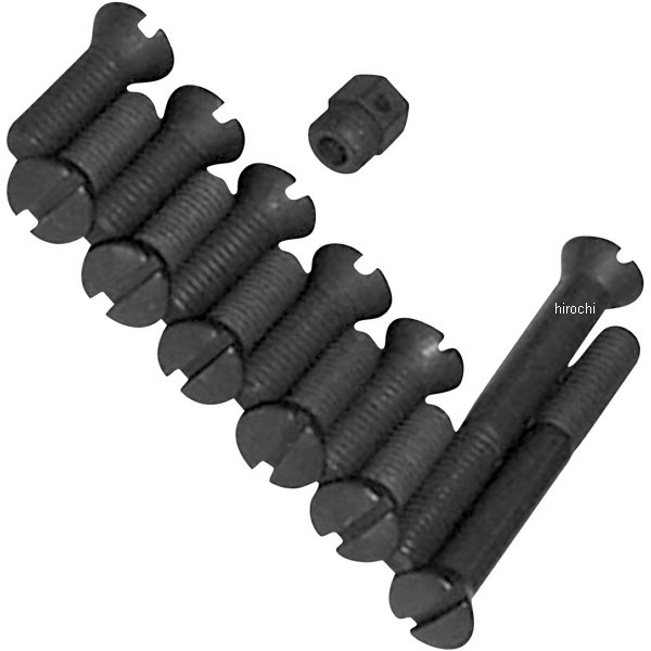 Machine トランスミッション トップ カバー ボルト キット 36年-55年 EL、FL 黒