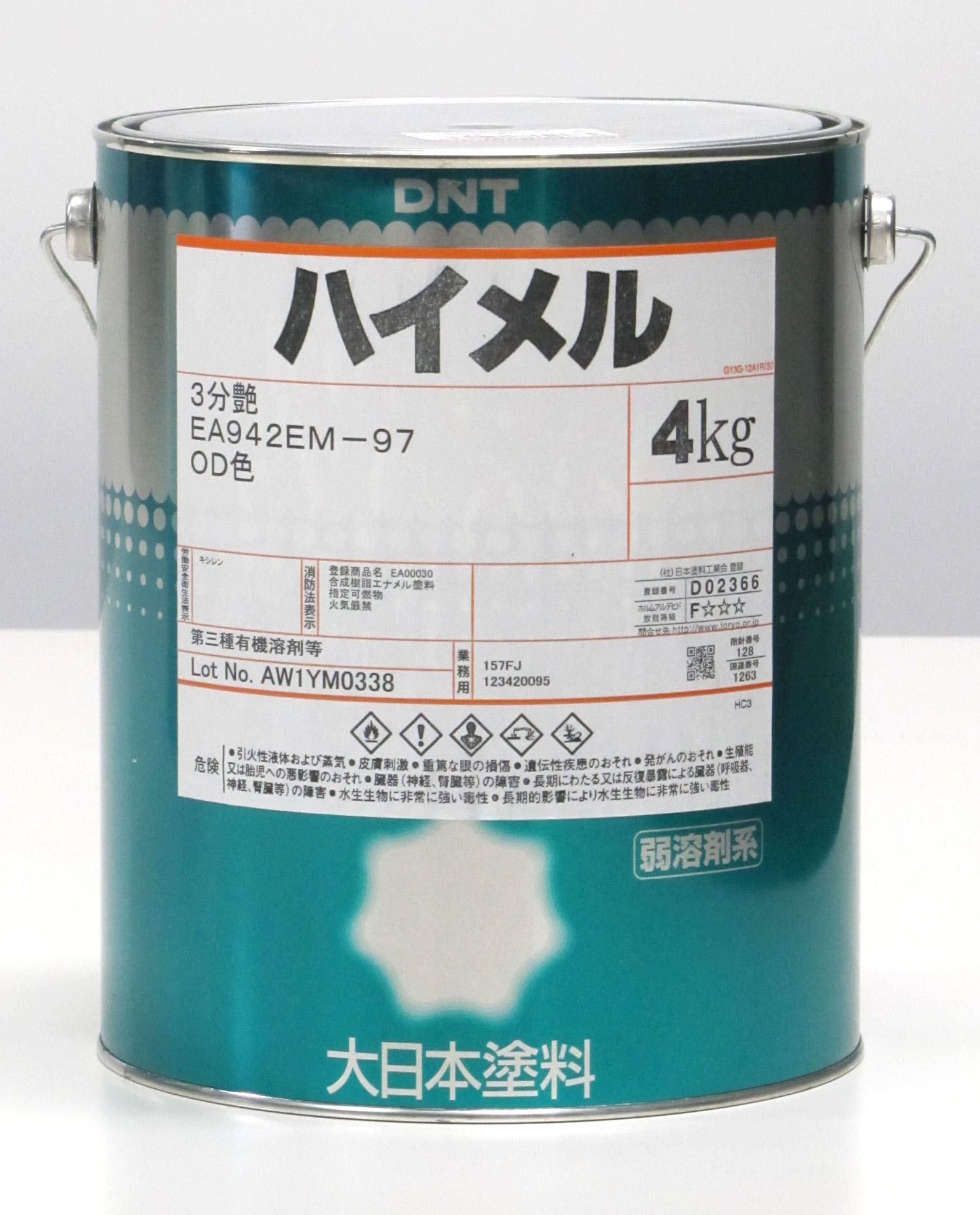 4.0kg 油性多目的塗料 OD色・3分ツヤ