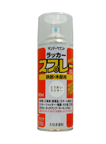 300ml ラッカースプレー 透明