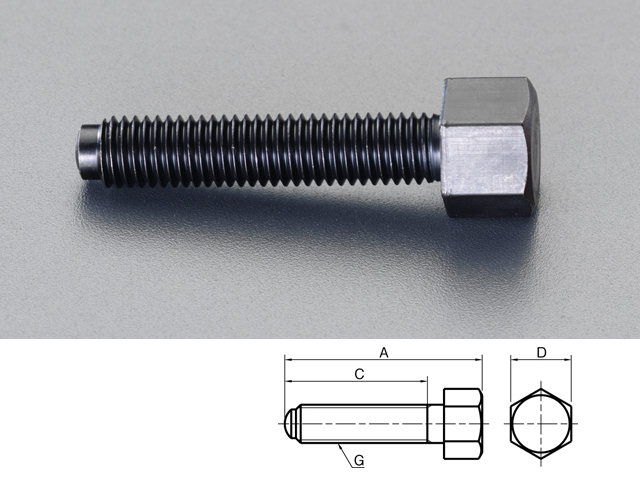 M12x115mm 焼入 クランプボルト