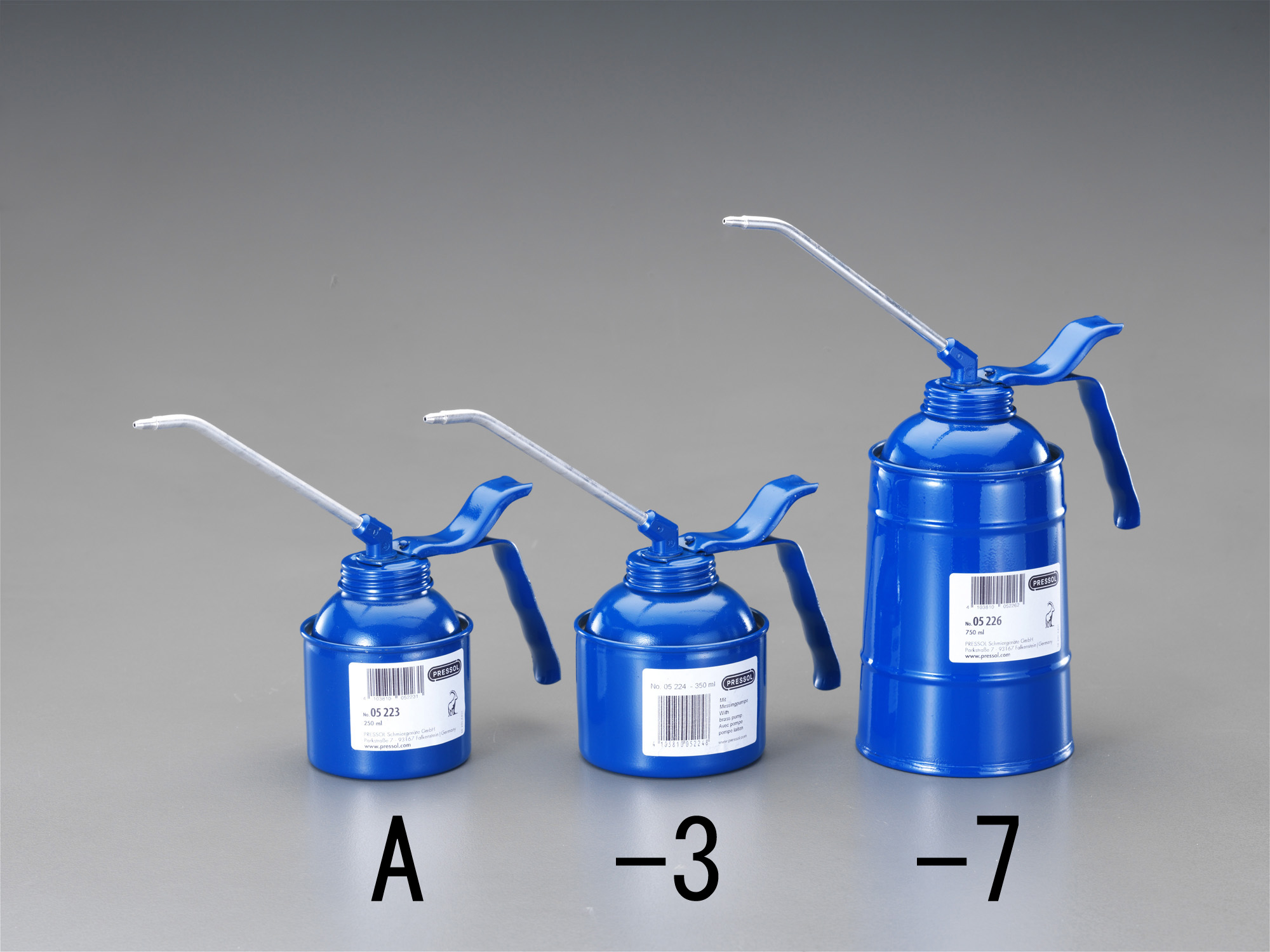 250ml ポンプオイラー フレキシブルノズル・スチール製