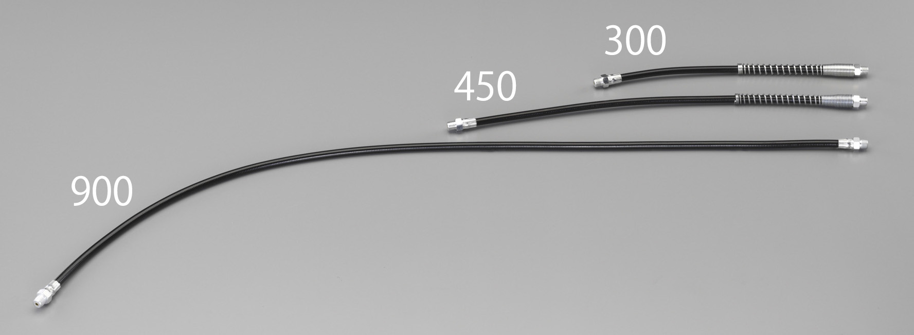 1/8"NPTx300mm グリースポンプ用フレキホース