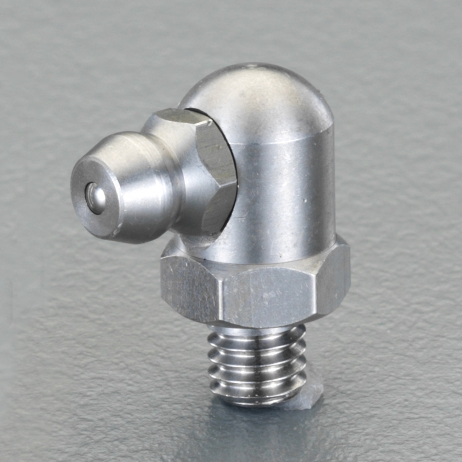 R 1/8" 90° グリースニップル ステンレス製
