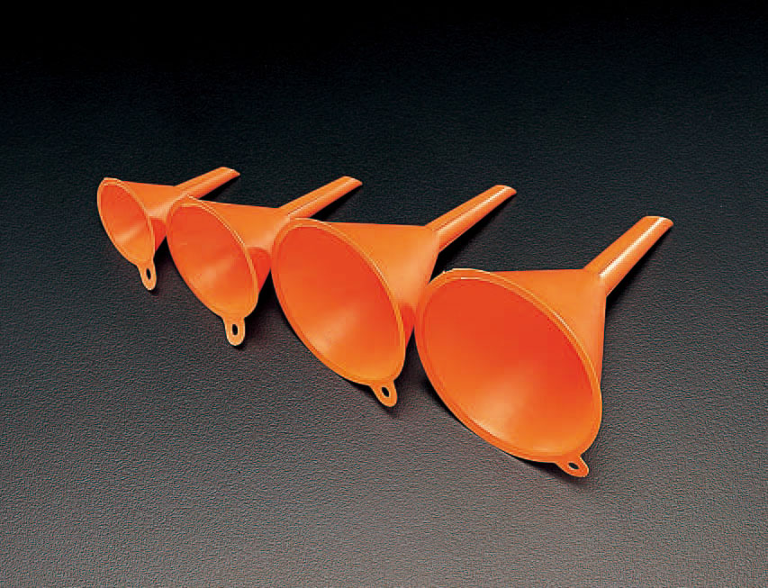 φ50-120mm じょうご 4個組 耐油プラスチック