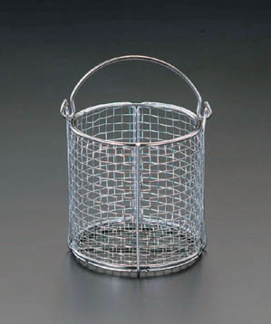 270x270mm 丸型洗浄かご ステンレス製