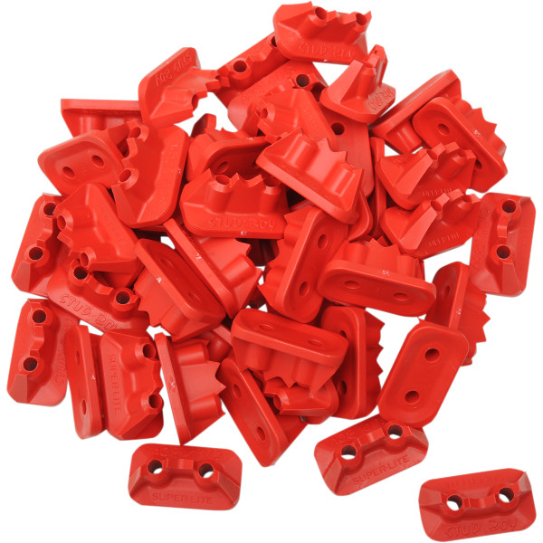 ダブル バックプレート Pro Plusシリーズ 赤 48個入り