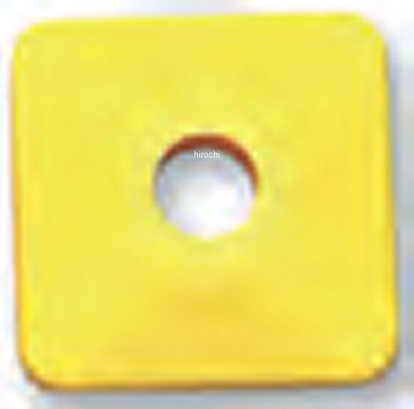 バッカープレート 黄 スクウェア ポラリス 5/16インチ (96個入り)