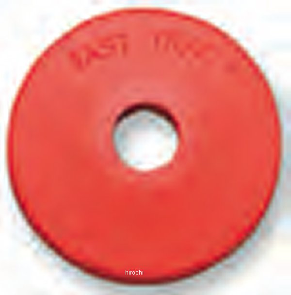 バッカープレート 赤 ラウンド ポラリス 5/16インチ (24個入り)