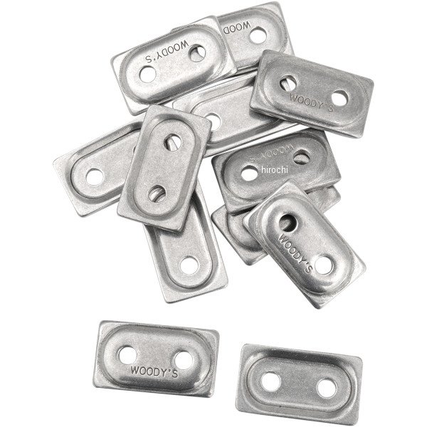 サポートプレート 5/16インチスタッド アルミ (12個入り)