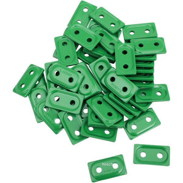 サポートプレート 5/16インチスタッド グリーン (48個入り)