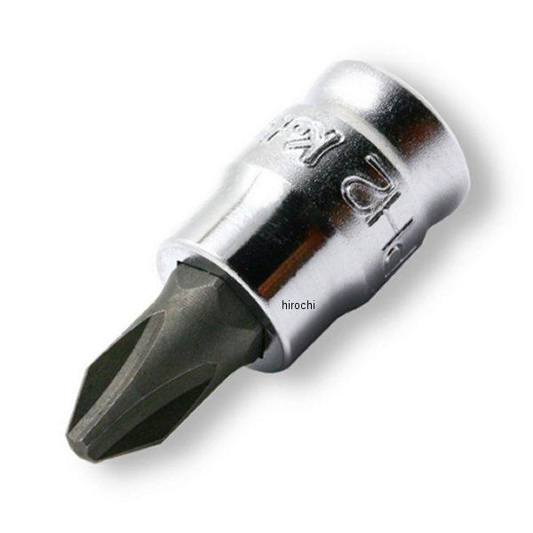 2000Z.28-1 Z-EAL 1/4"(6.35mm)SQ. プラスビットソケット 全長28mm No.1