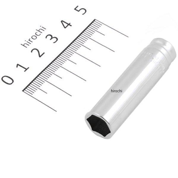 2300MZ-10  Z-EAL 1/4"(6.35mm)SQ. 6角ディープソケット 10mm