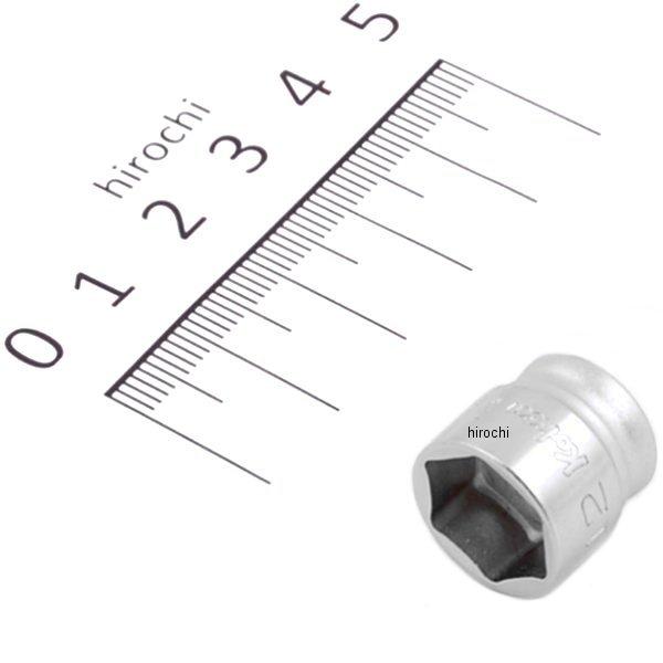 2400MZ-12 Z-EAL 1/4"(6.35mm)SQ. 6角ソケット 12mm
