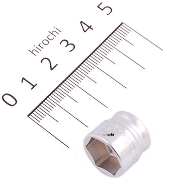 2400MZ-13 Z-EAL 1/4"(6.35mm)SQ. 6角ソケット 13mm