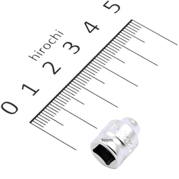 2400MZ-4 Z-EAL 1/4"(6.35mm)SQ. 6角ソケット 4mm