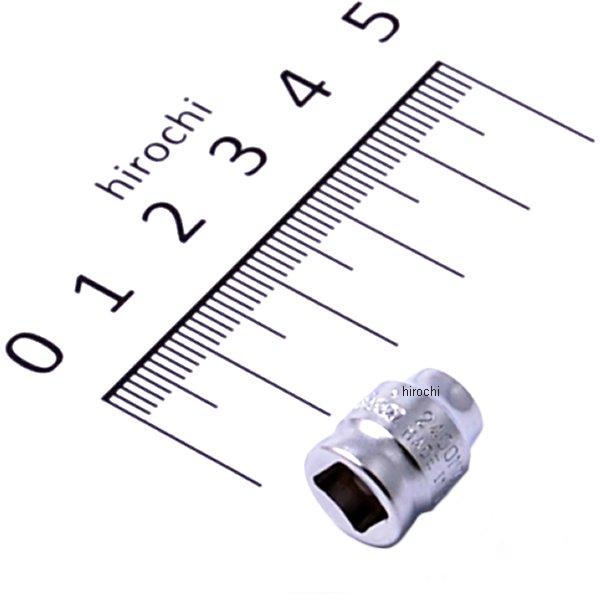 2400MZ-5 Z-EAL 1/4"(6.35mm)SQ. 6角ソケット 5mm