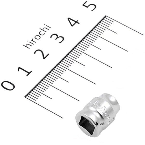 Z-EAL 1/4"(6.35mm)SQ. 6角ソケット 6mm