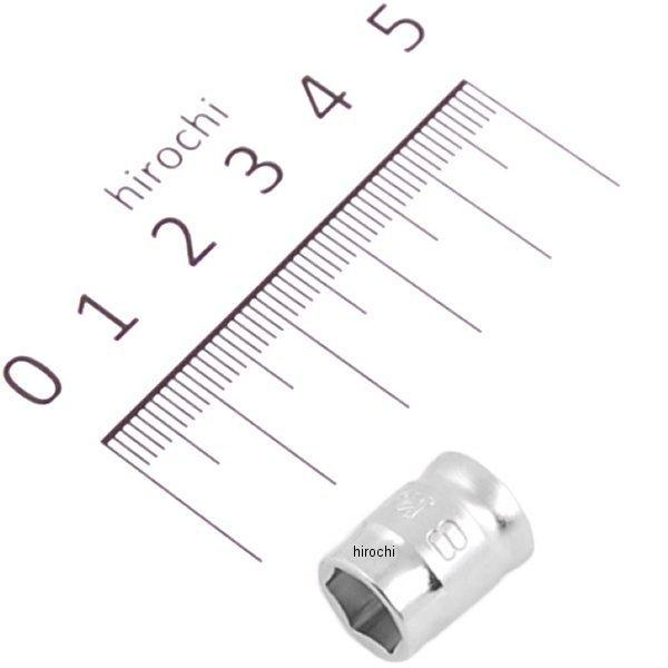 2400MZ-8 Z-EAL 1/4"(6.35mm)SQ. 6角ソケット 8mm