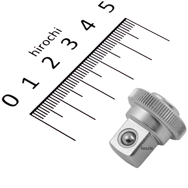 Z-EAL 1/4インチ(6.35mm) クイックスピンナーアダプター(9.5sq.凸)