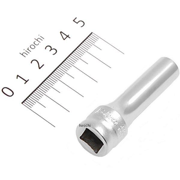 Z-EAL 3/8(9.5mm) 6角ディープソケット8mm