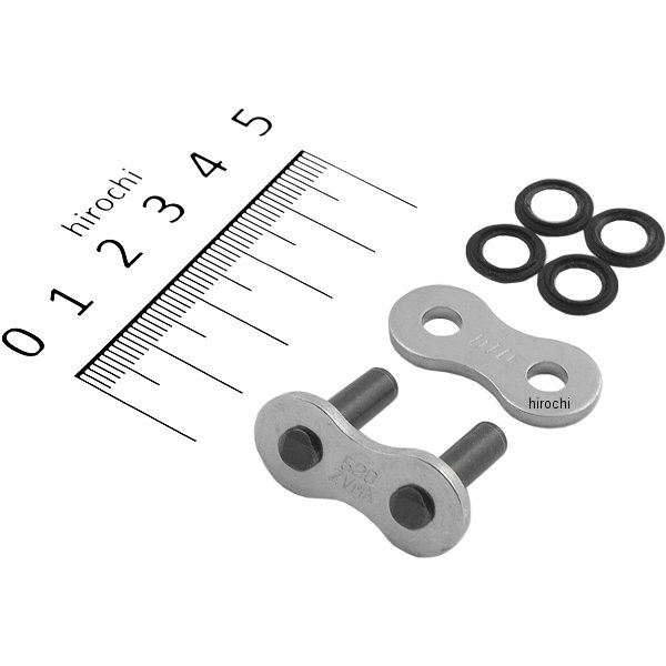 チェーン 520ZVM-X シリーズ カシメジョイント シルバー