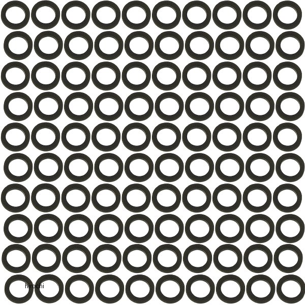 プッシュ ロッド チューブ シール 36年-79年 XL/FL/FX ラバー (100個入り)