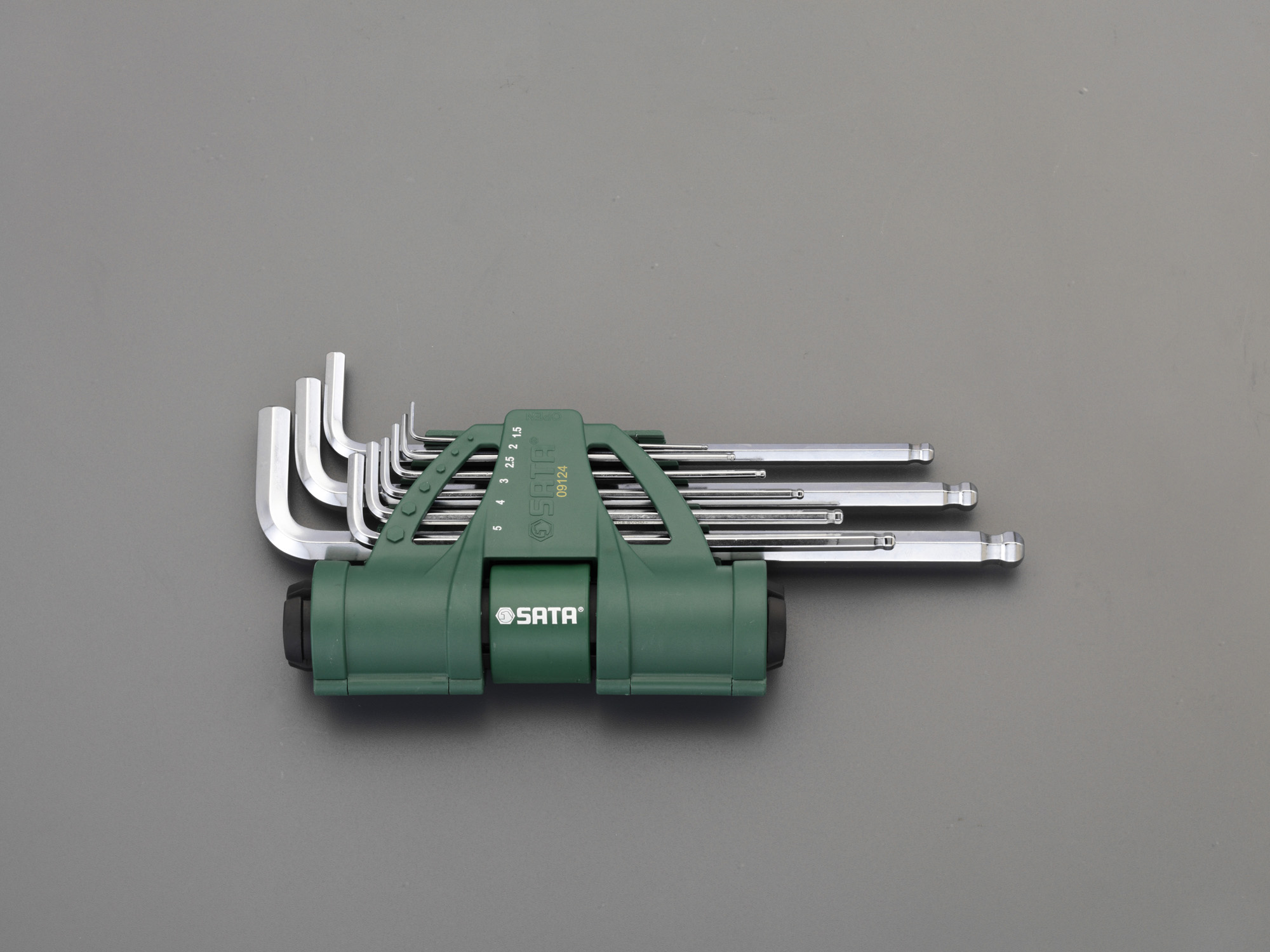 2.0-10mm 9本組六角棒レンチ(ロング/ボールポイント)