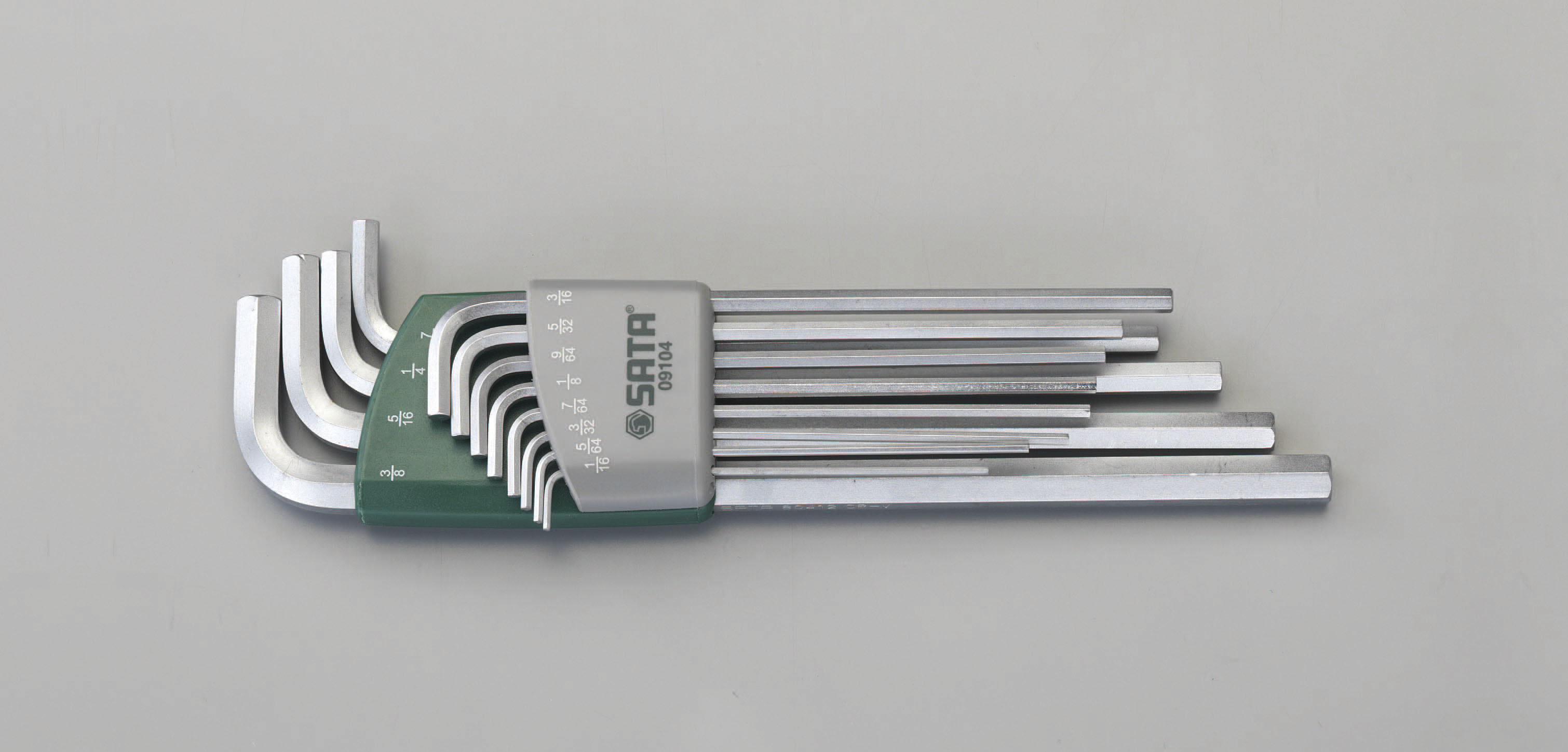 1/16"ー3/8" 12本組六角棒レンチ(ロング)