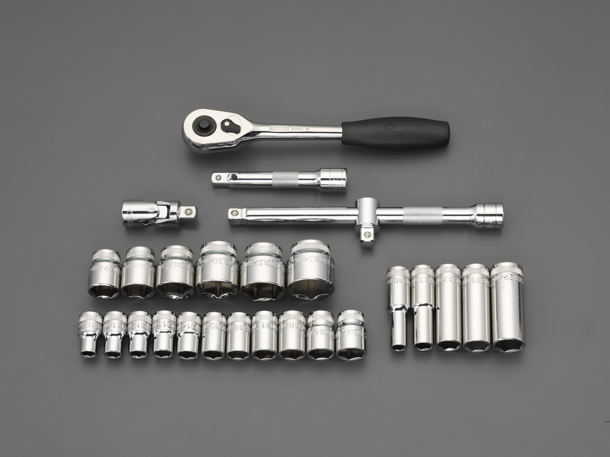 1/2"sq ソケットレンチセット(トレー入り)