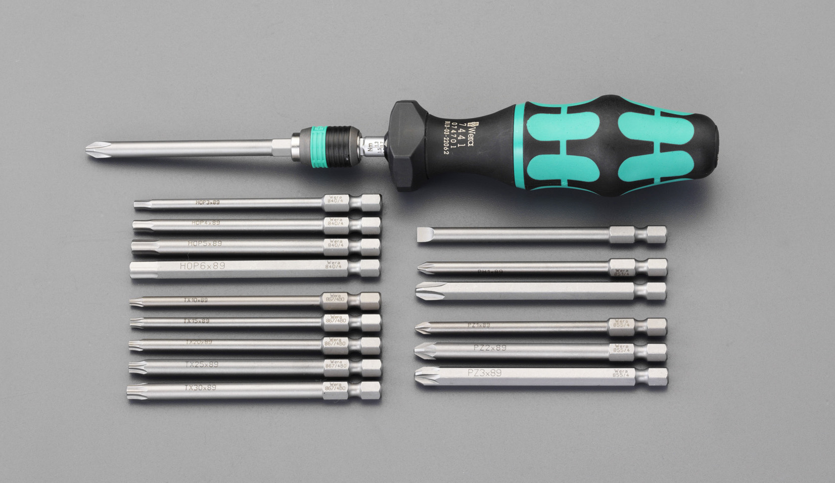 1.2-3.0N.m トルクドライバーセット(アジャスタブル)