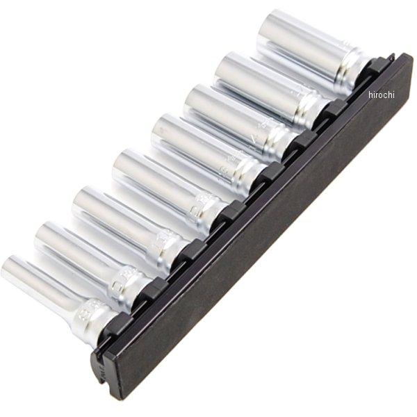 RS3300MZ/8 Z-EAL 6角ディープソケット レール付き8組 3/8(9.5mm)