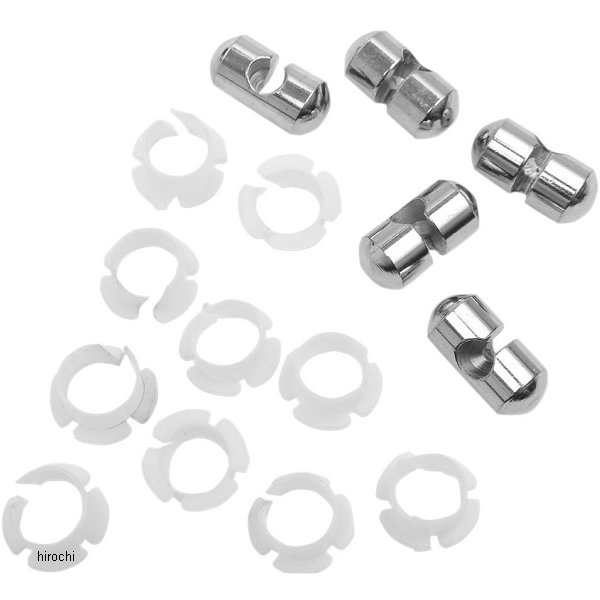 クラッチ、ブレーキ ケーブル アンカー ピン/ブッシュ 65年-81年 (5個入り)