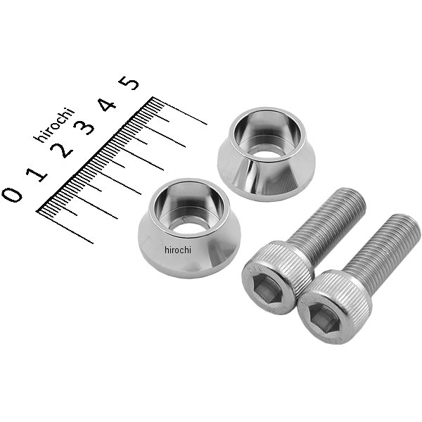 トップブリッヂ固定ボルトセット 93年-07年 モンキー、ゴリラ 2個入りセット クローム