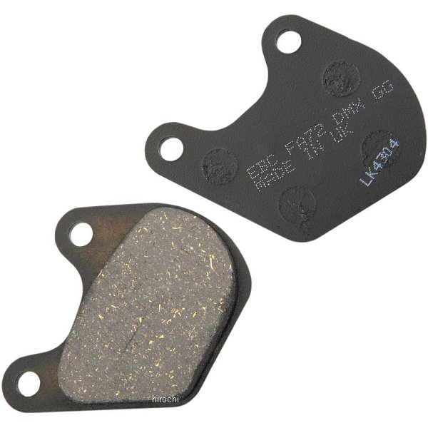 ブレーキパッド フロント、リア 77年-81年 XL、80年-83年 FL オーガニック