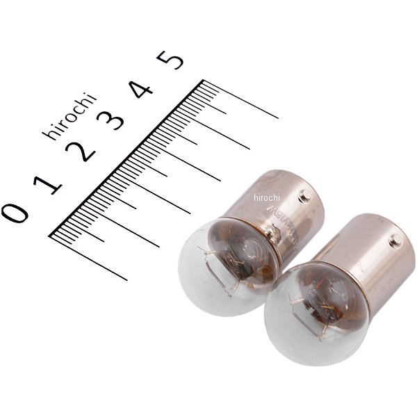 口金シングル球 12V15W ウインカー球 (クリアー) (2個入り)