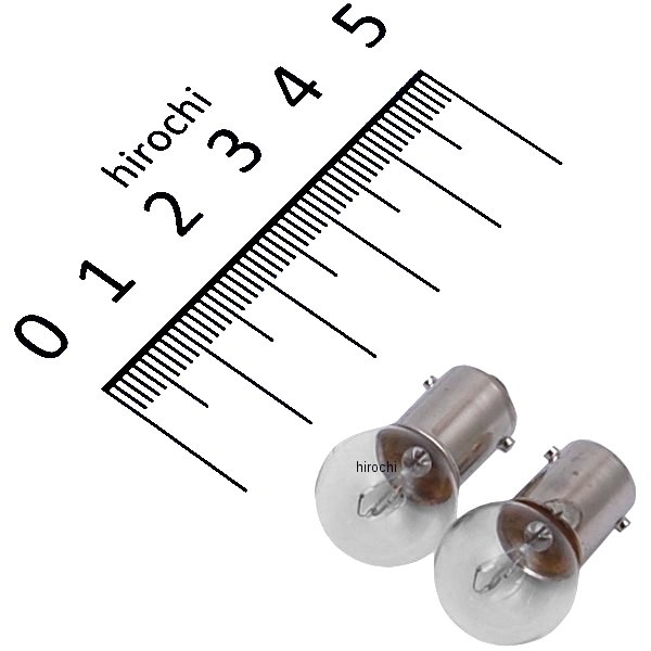 口金シングル球 12V10W ウインカー球 (クリアー) (2個入り)