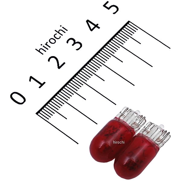 ノーマルバルブ 12V3.4W メーター/ポジション球 (レッド) (2個入り)