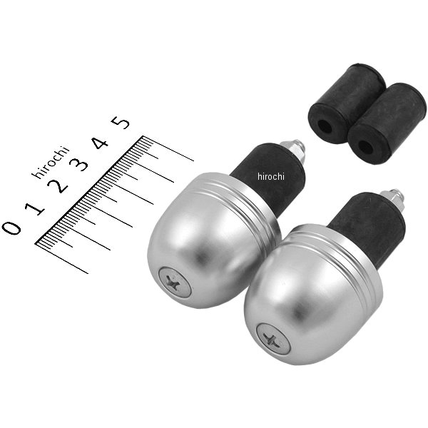 アルミ削り出しサイドキャップ シルバー Φ7/8インチハンドル用