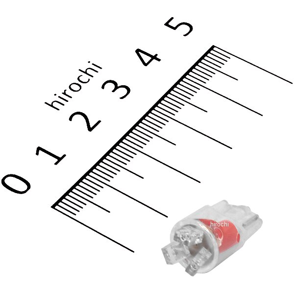 メーター ポジション ライセンス用 拡散タイプL700F 12v用 ウエッジ(中) レッド