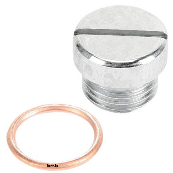 Machine オイルポンプ スクリーン プラグ 52年-65年 BigTwin クローム