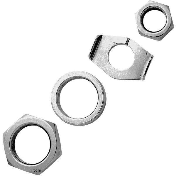 Machine リア アクスル ナット キット 41年-72年 XL/EL/FL  シルバー