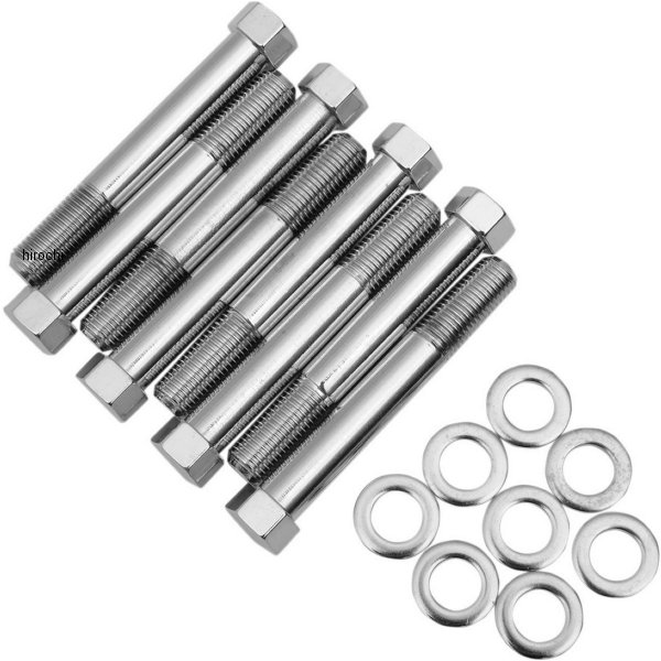 Machine ヘッドボルト 57年-72年 XL クローム (8個入り)