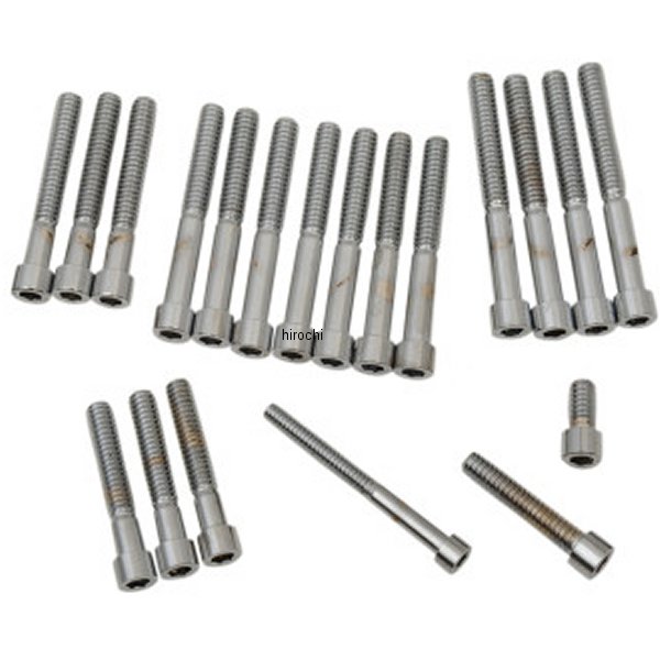 ボルトキット サイドカバー サイドカバー 71年-76年 XL クローム/無地