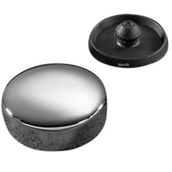 Machine ステム ボルト カバー ラバープラグ付き 57年-78年 XL クローム