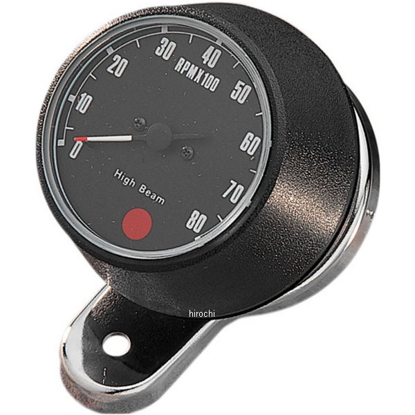 タコメータ 8000rpm 74年-80年 XL 黒