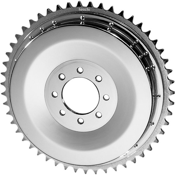 リア ブレーキ ドラム、 スプロケット 57年-78年 XL/K/KH クローム 41401-52