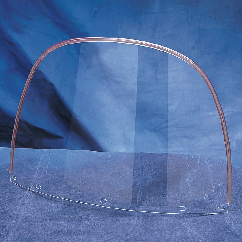 補修用 アッパー ウインドシールド クリア 23インチ(584mm)x18インチ(457mm)